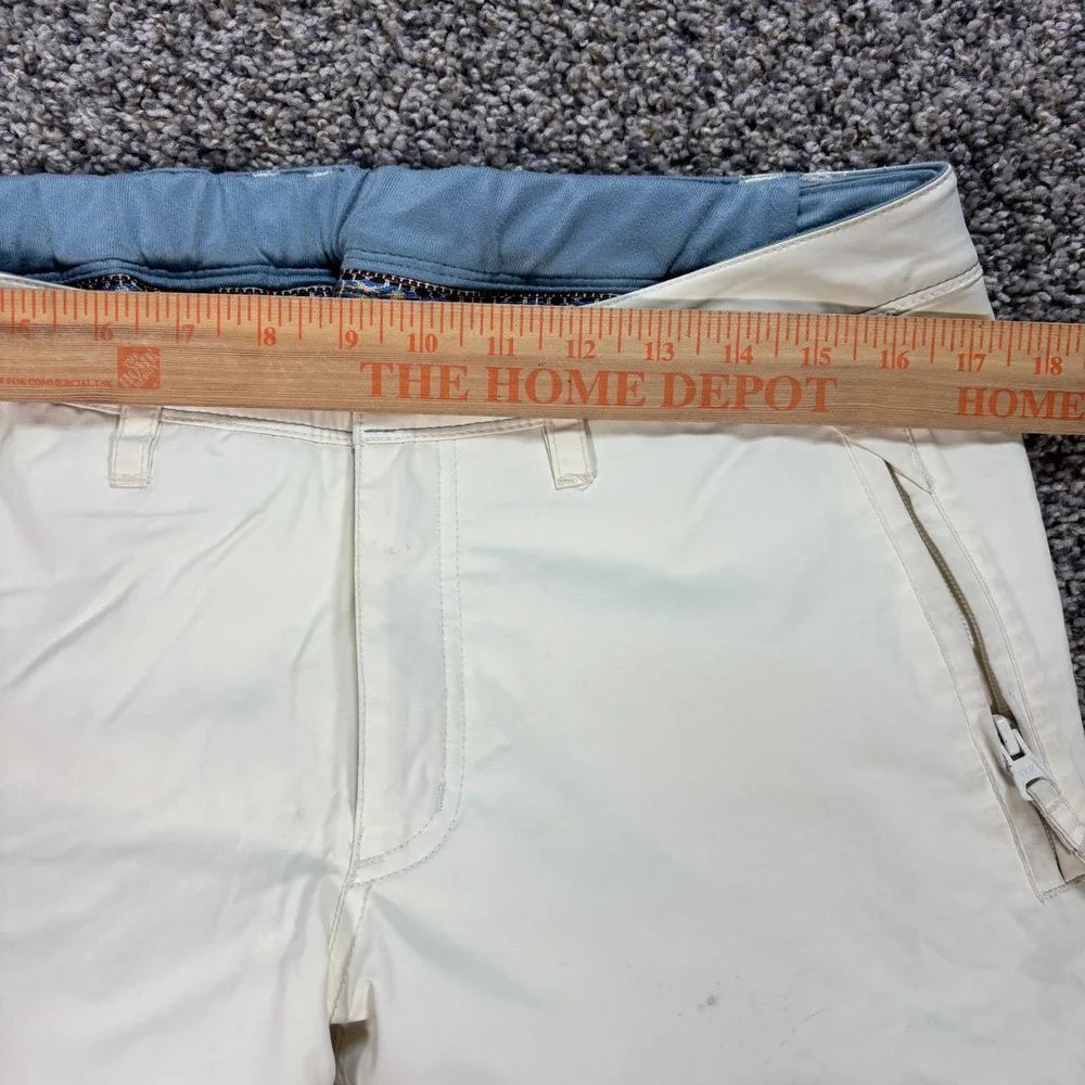 Burton Snowboard Pants Cream Off White Men's M Winter Ski Insulated Trousers